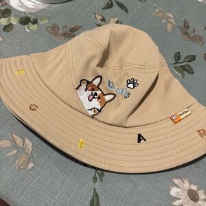 DouDou Bucket Hat - Kids Washed Cotton‎ Travel Bucket Packable Hat Dog RUMI life